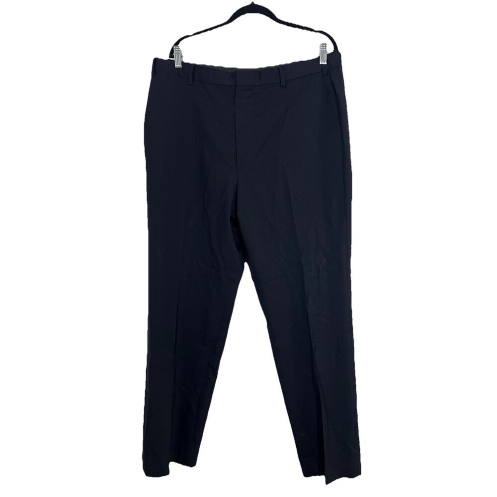 Brooks Brothers Dress Pants Mens 38L Black Brooksease Wool Pleated Canada Made